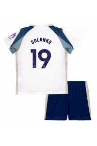 Tottenham Hotspur Dominic Solanke #19 Jalkapallovaatteet Lasten Kotipeliasu 2025-26 Lyhythihainen (+ Lyhyet housut)